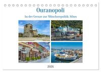 Vorderes Coverbild Ouranopoli - An der Grenze zur Mönchsrepublik Athos (Tischkalender 2026 DIN A5 quer), CALVENDO Monatskalender