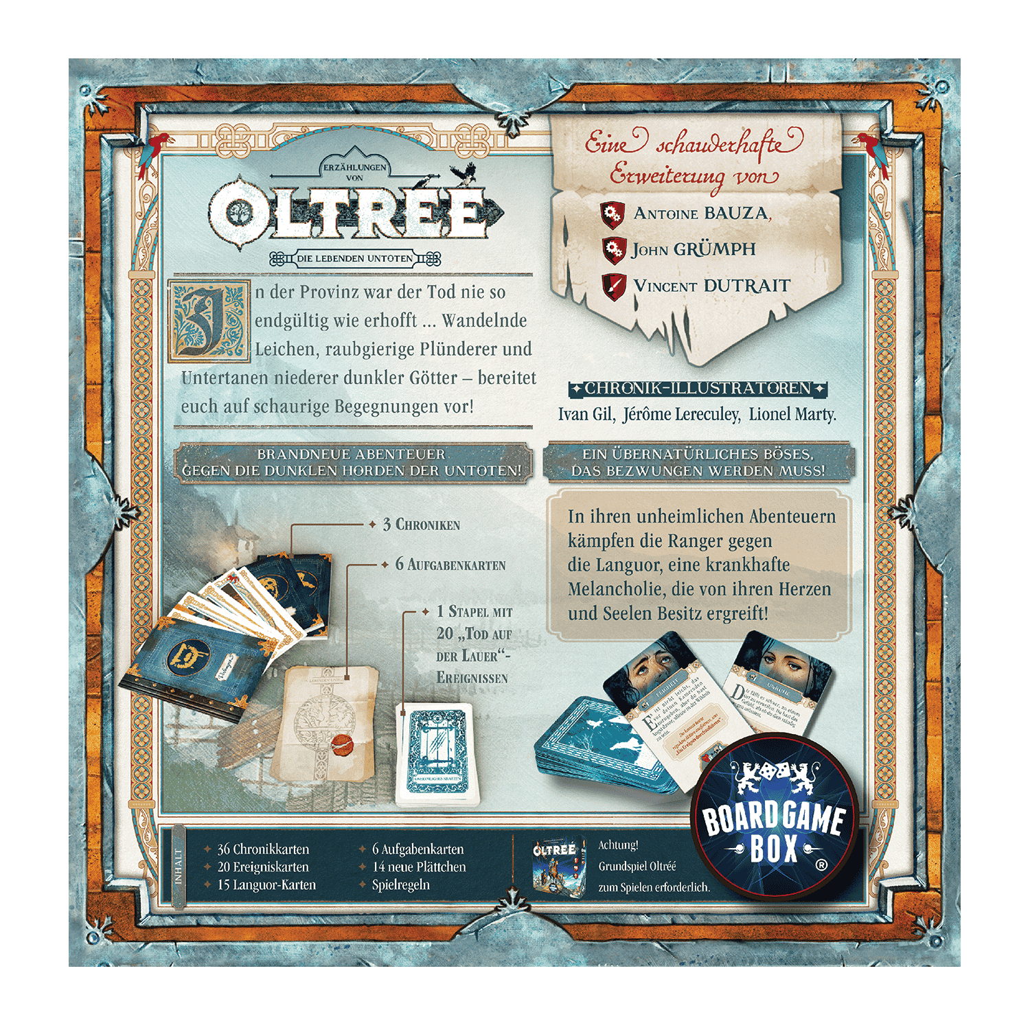 Rückseitencover Oltréé