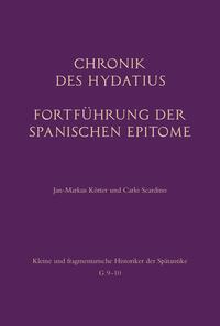 Vorderes Coverbild Chronik des Hydatius. Fortführung der Spanischen Epitome