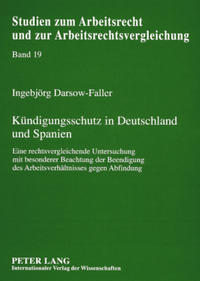 Vorderes Coverbild Kündigungsschutz in Deutschland und Spanien