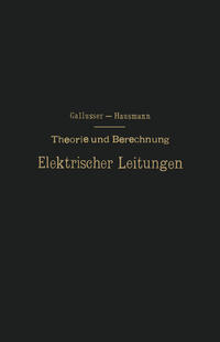 Vorderes Coverbild Theorie und Berechnung Elektrischer Leitungen