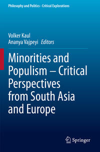 Vorderes Coverbild Minorities and Populism – Critical Perspectives from South Asia and Europe