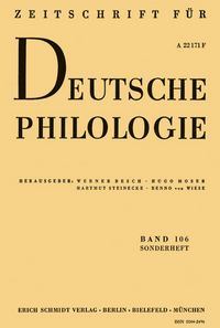 Vorderes Coverbild Frühneuhochdeutsch