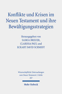 Vorderes Coverbild Konflikte und Krisen im Neuen Testament und ihre Bewältigungsstrategien