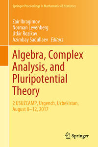 Vorderes Coverbild Algebra, Complex Analysis, and Pluripotential Theory