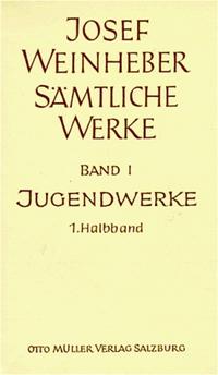 Vorderes Coverbild Sämtliche Werke / Die Jugendwerke. Lyrik, Drama, Prosa