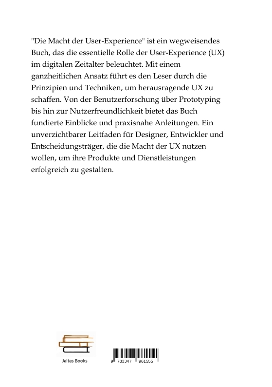 Rückseitencover Die Macht der User-Experience
