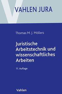 Vorderes Coverbild Juristische Arbeitstechnik und wissenschaftliches Arbeiten