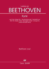 Vorderes Coverbild Kyrie nach dem Adagio der "Mondscheinsonate" (Partitur)