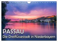 Vorderes Coverbild Passau - Die Dreiflüssestadt (Wandkalender 2025 DIN A4 quer), CALVENDO Monatskalender