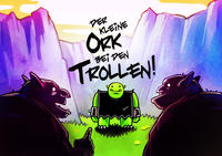 Vorderes Coverbild Der kleine Ork bei den Trollen