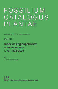 Vorderes Coverbild Fossilium Catalogus II: Plantae. Pars 109