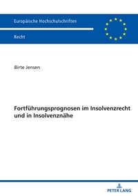 Vorderes Coverbild Fortführungsprognosen im Insolvenzrecht und in Insolvenznähe