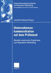 Vorderes Coverbild Unternehmenskommunikation auf dem Prüfstand