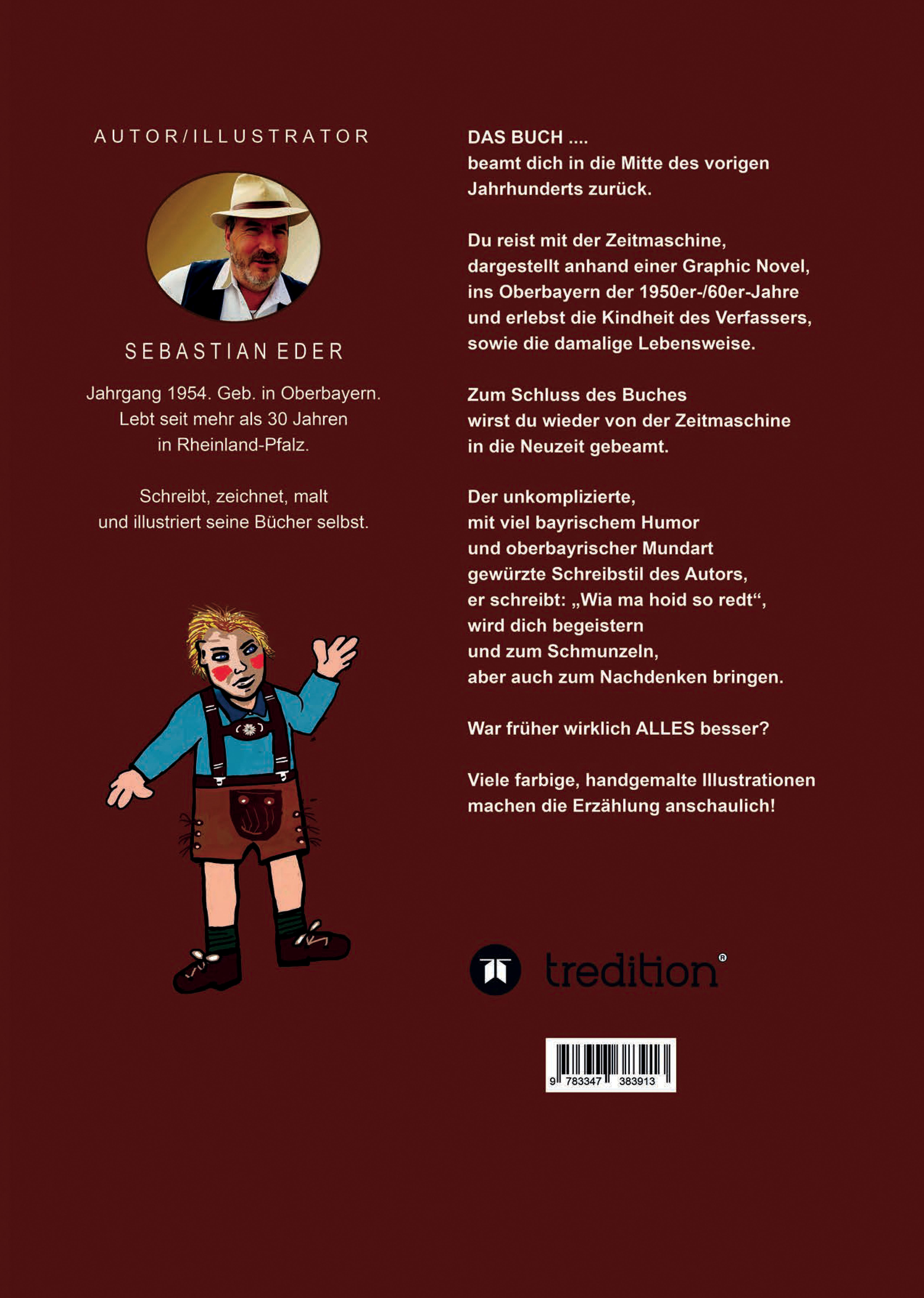 Rückseitencover LEDERHOSN-LAUSBUA