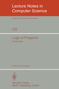 Vorderes Coverbild Logic of Programs
