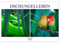 Vorderes Coverbild Dschungelleben - Tierportraits (Wandkalender 2025 DIN A2 quer), CALVENDO Monatskalender