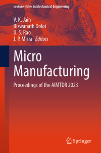 Vorderes Coverbild Micro Manufacturing