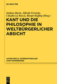 Vorderes Coverbild Kant und die Philosophie in weltbürgerlicher Absicht