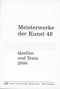 Vorderes Coverbild Meisterwerke der Kunst