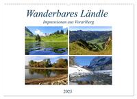Vorderes Coverbild Wanderbares Ländle - Impressionen aus Vorarlberg (Wandkalender 2025 DIN A2 quer), CALVENDO Monatskalender