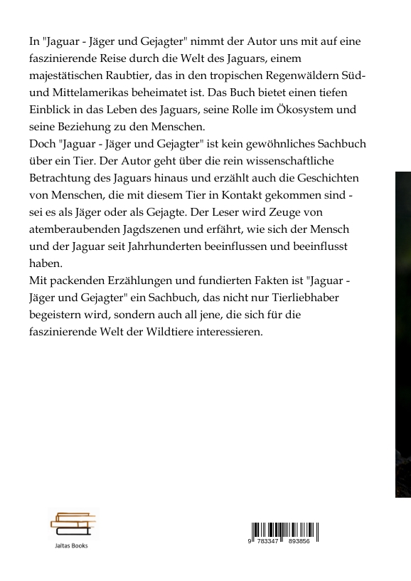 Rückseitencover Jaguar - Jäger und Gejagter