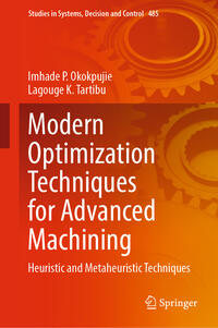 Vorderes Coverbild Modern Optimization Techniques for Advanced Machining
