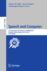 Vorderes Coverbild Speech and Computer