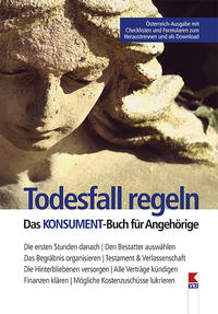 Vorderes Coverbild Todesfall regeln. Das KONSUMENT-Buch für Angehörige