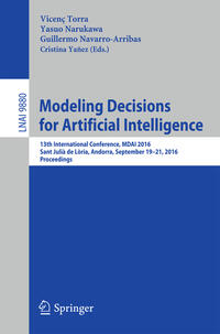 Vorderes Coverbild Modeling Decisions for Artificial Intelligence