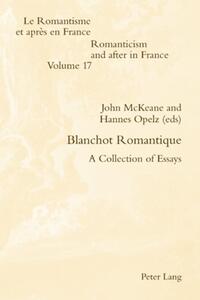 Vorderes Coverbild Blanchot Romantique