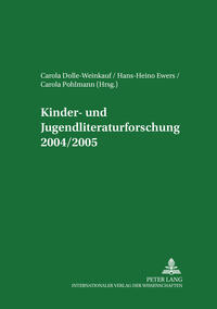 Vorderes Coverbild Kinder- und Jugendliteraturforschung 2004/2005