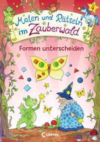 Vorderes Coverbild Malen und Rätseln im Zauberwald - Formen unterscheiden