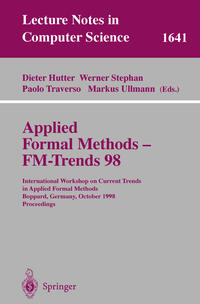 Vorderes Coverbild Applied Formal Methods - FM-Trends 98