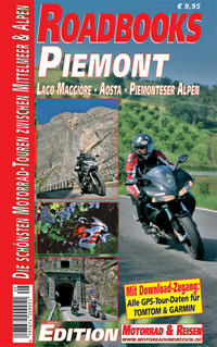 Vorderes Coverbild M&R Roadbooks: Piemont