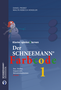 Vorderes Coverbild Der SCHNEEMANN®-Farbcode 1 | Das SCHNEEMANN®-Klavierlernsystem