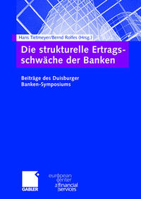 Vorderes Coverbild Die strukturelle Ertragsschwäche der Banken