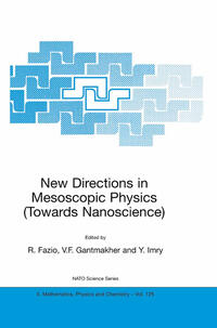 Vorderes Coverbild New Directions in Mesoscopic Physics (Towards Nanoscience)