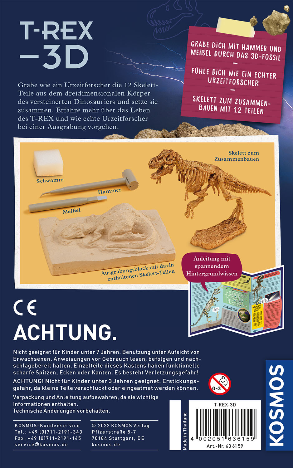 Rückseitencover T-Rex 3D
