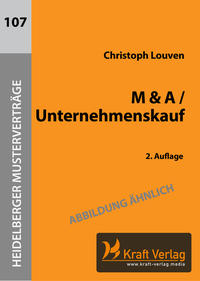 Vorderes Coverbild M & A / Unternehmenskauf