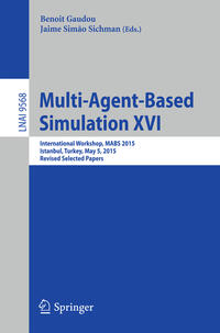 Vorderes Coverbild Multi-Agent Based Simulation XVI