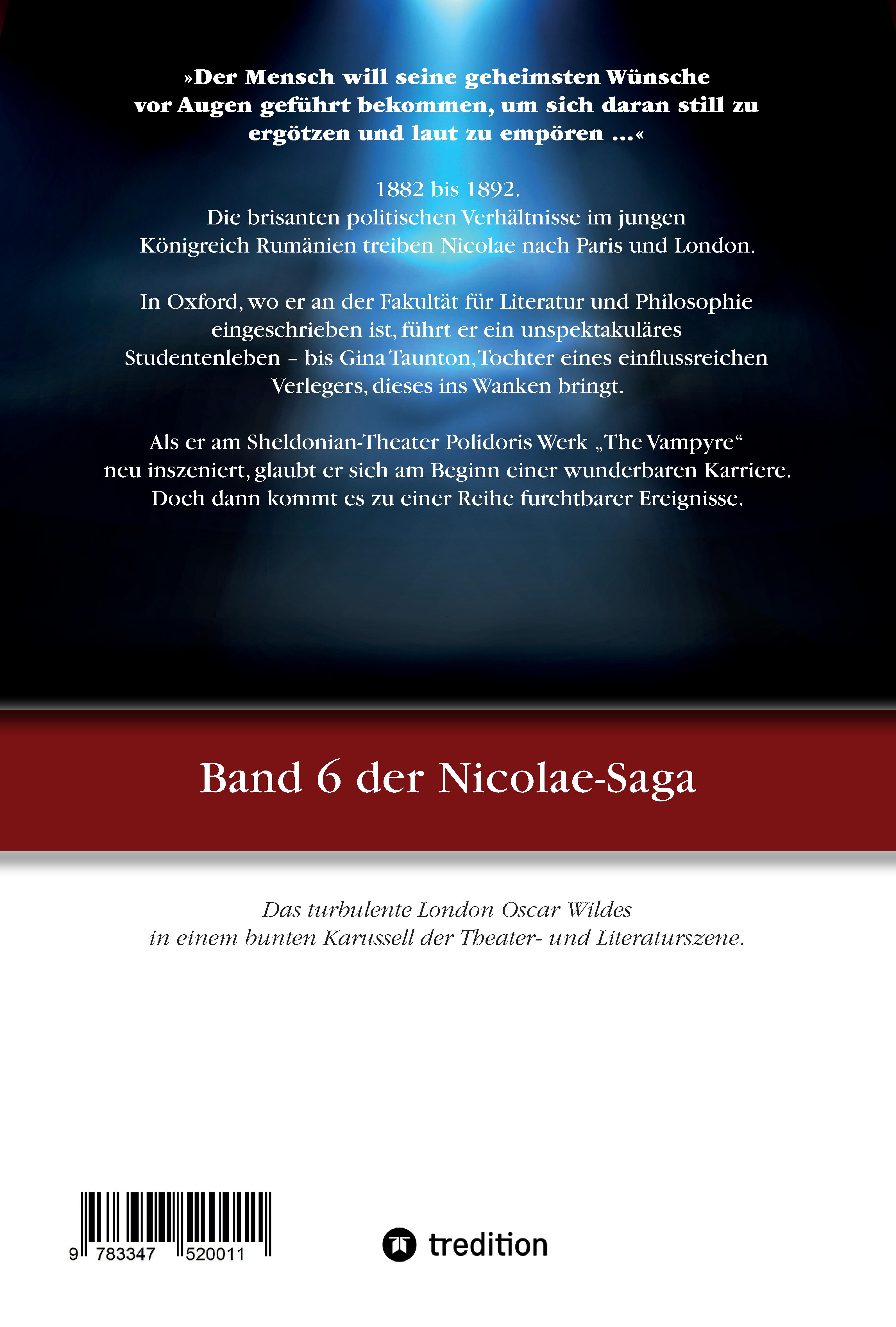 Rückseitencover Nicolae - Aus dem Schatten