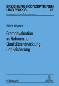 Vorderes Coverbild Fremdevaluation im Rahmen der Qualitätsentwicklung und -sicherung