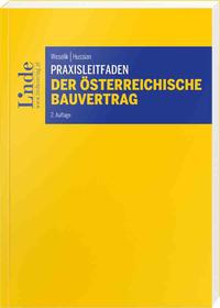 Vorderes Coverbild Praxisleitfaden Der österreichische Bauvertrag