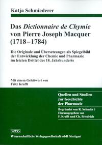Vorderes Coverbild Das Dictionnaire de Chymie von Pierre Joseph Macquer