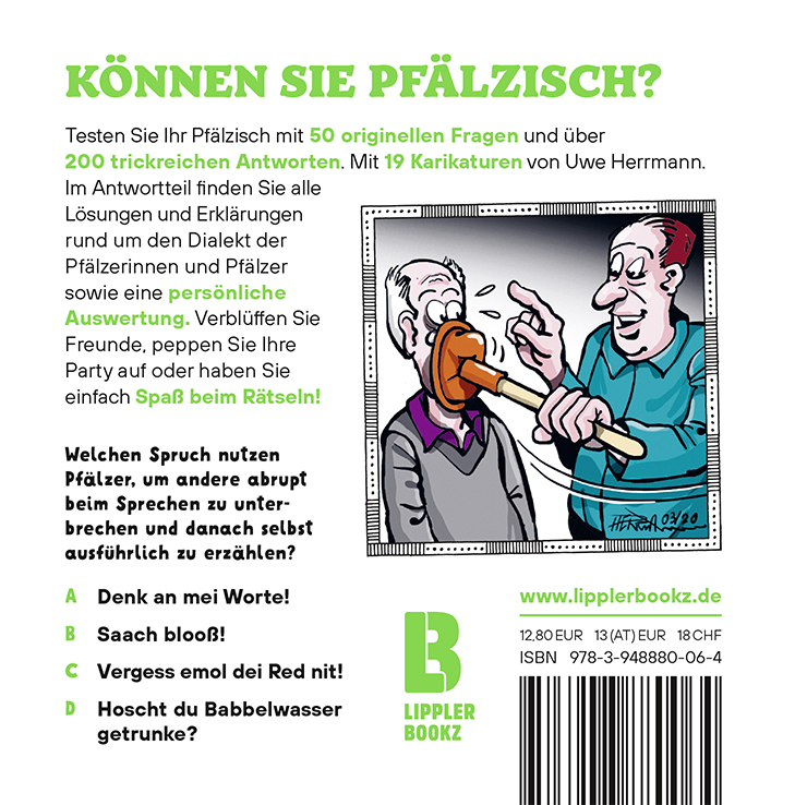 Rückseitencover Können Sie Pfälzisch? - Edition Babbelgosch