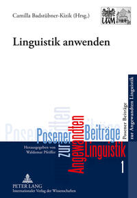 Vorderes Coverbild Linguistik anwenden