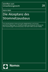 Vorderes Coverbild Die Akzeptanz des Stromnetzausbaus