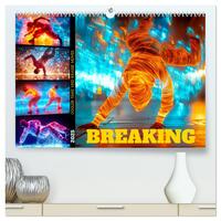 Vorderes Coverbild BREAKING Cooler Tanz und krasse Moves (hochwertiger Premium Wandkalender 2025 DIN A2 quer), Kunstdruck in Hochglanz