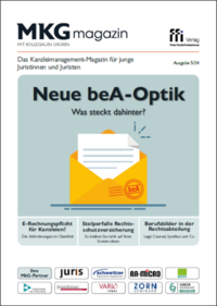 Vorderes Coverbild MkG-Fachinfomagazin Ausgabe 05/24